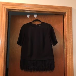 Banana Republic Fringe Blouse